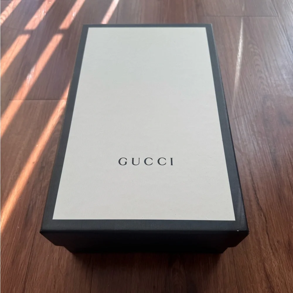 Gucci Embossed Rubber Mules - Picture 4 of 4